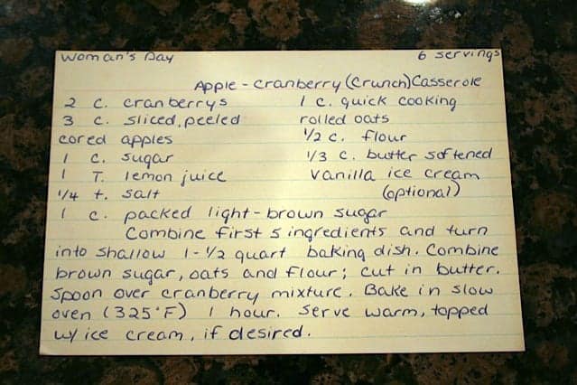 Recipe