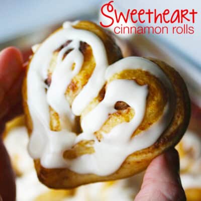 Sweetheart Cinnamon Rolls