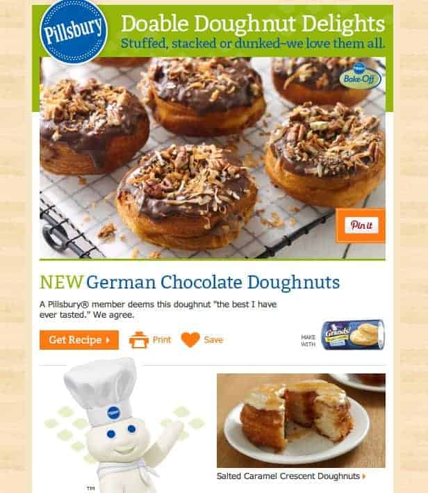 German Chocolate Doughnuts