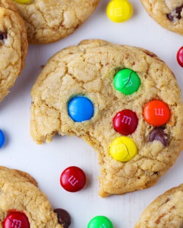 Chewy Chocolate Chip M&M Cookies