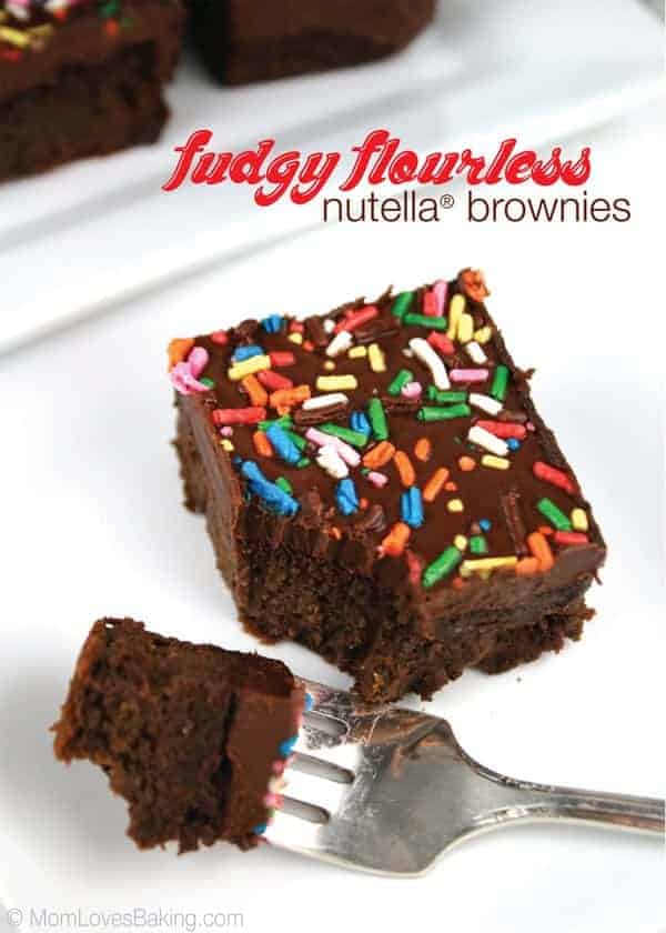 Fudgy-Flourless-Nutella-Brownies