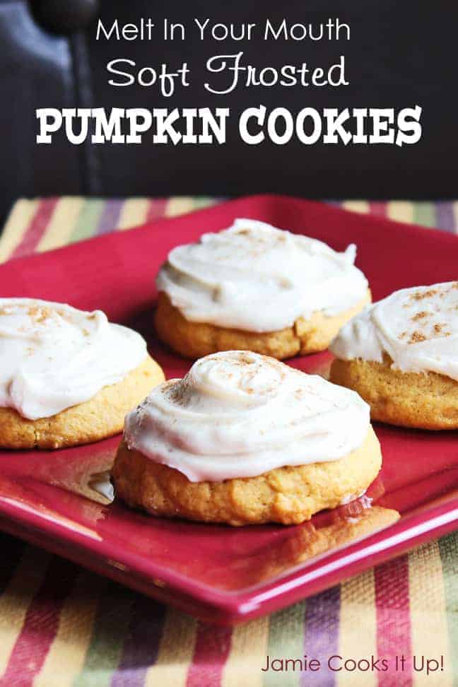 Melt-in-Your-Mouth-Soft-Frosted-Pumpkin-Cookies-from-Jamie-Cooks-It-Up