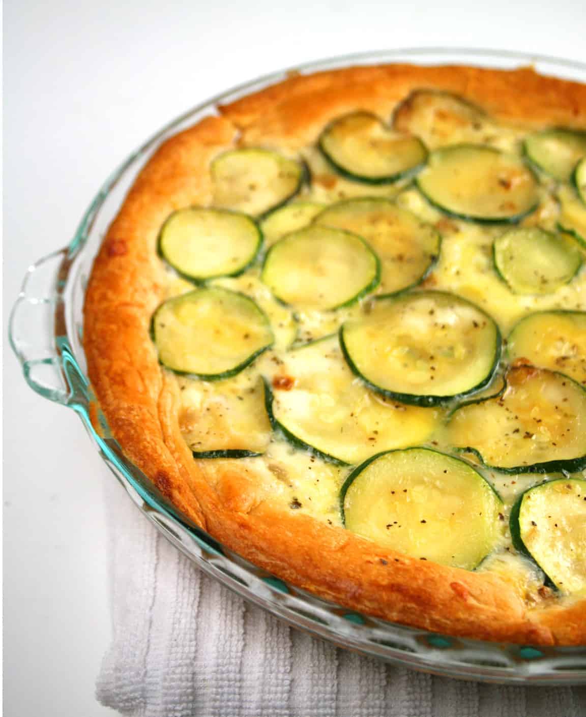 Italian Zucchini Crescent Pie - Mom Loves Baking