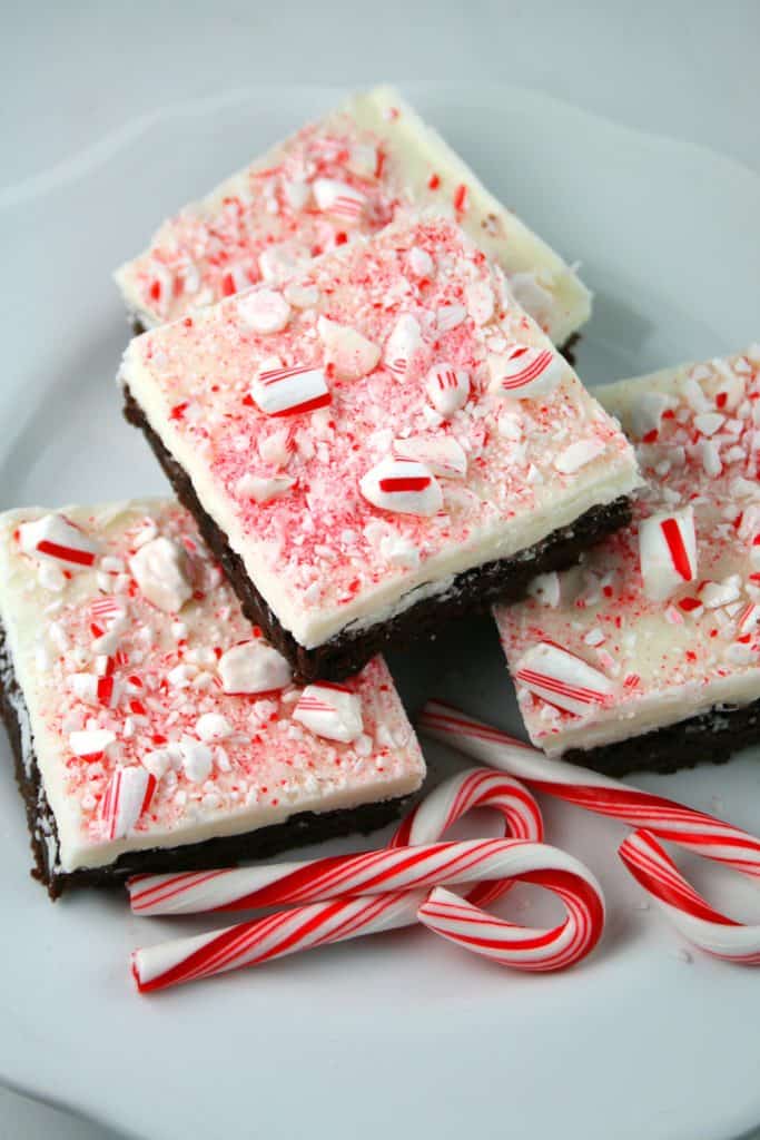 Yummy peppermint brownies