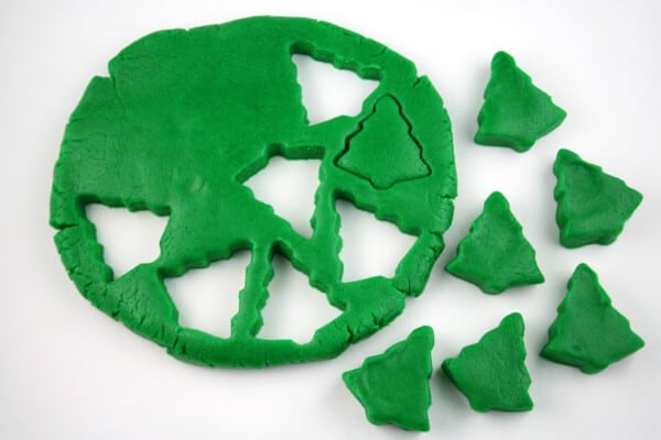 Slice n bake christmas tree cookies