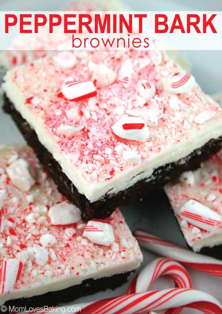 Peppermint Bark Brownies recipe