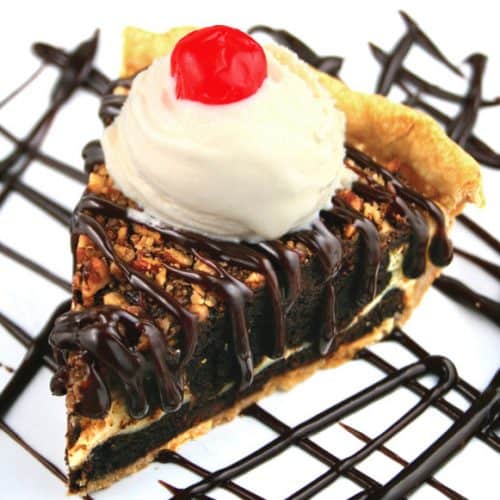 Cream Cheese Brownie Pie Mom Loves Baking