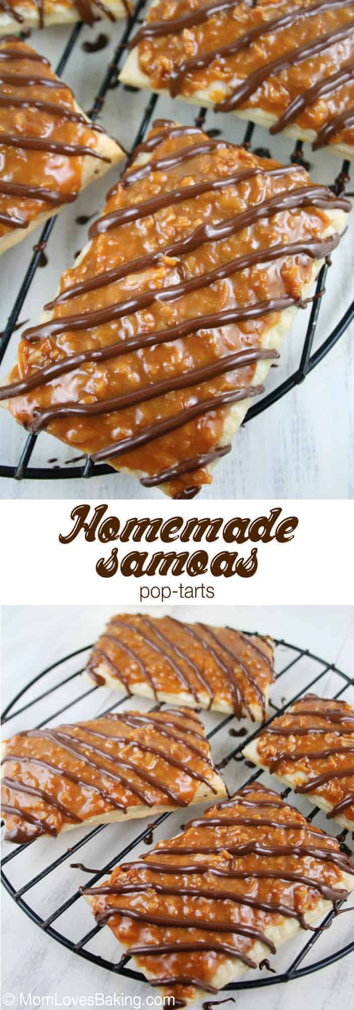 Homemade Samoas Poptarts