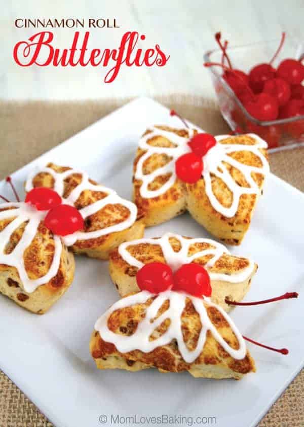 Cinnamon-Roll-Butterflies-With-Cherries