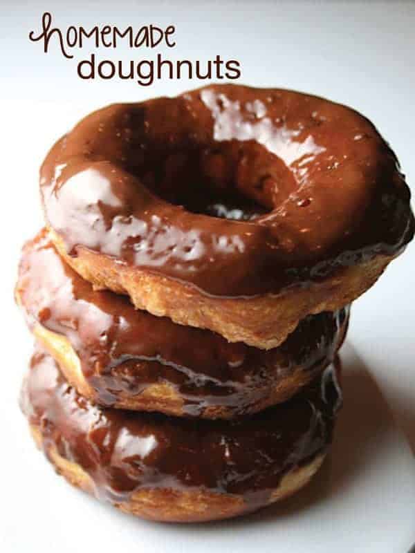Homemade-Doughnuts-Stacked