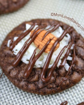 Almond Joy Thumbprint Cookies