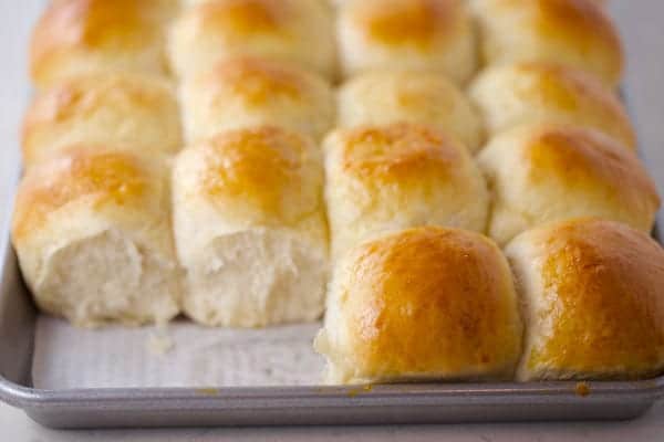 Fluffy homemade dinner rolls recipe