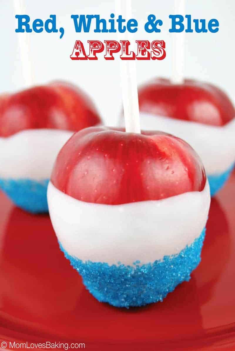 Red White And Blue Apples Mom Loves Baking