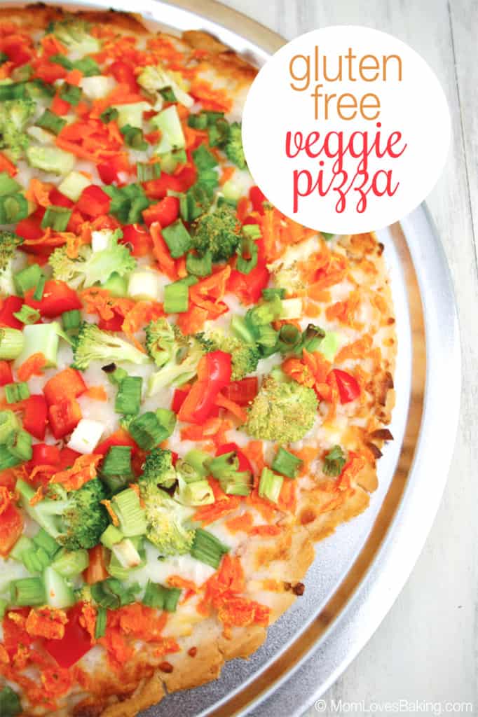 Gluten Free Veggie Pizza - Mom Loves Baking