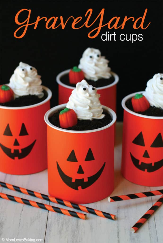 Zombie Dirt Pudding Cups - Together as Family