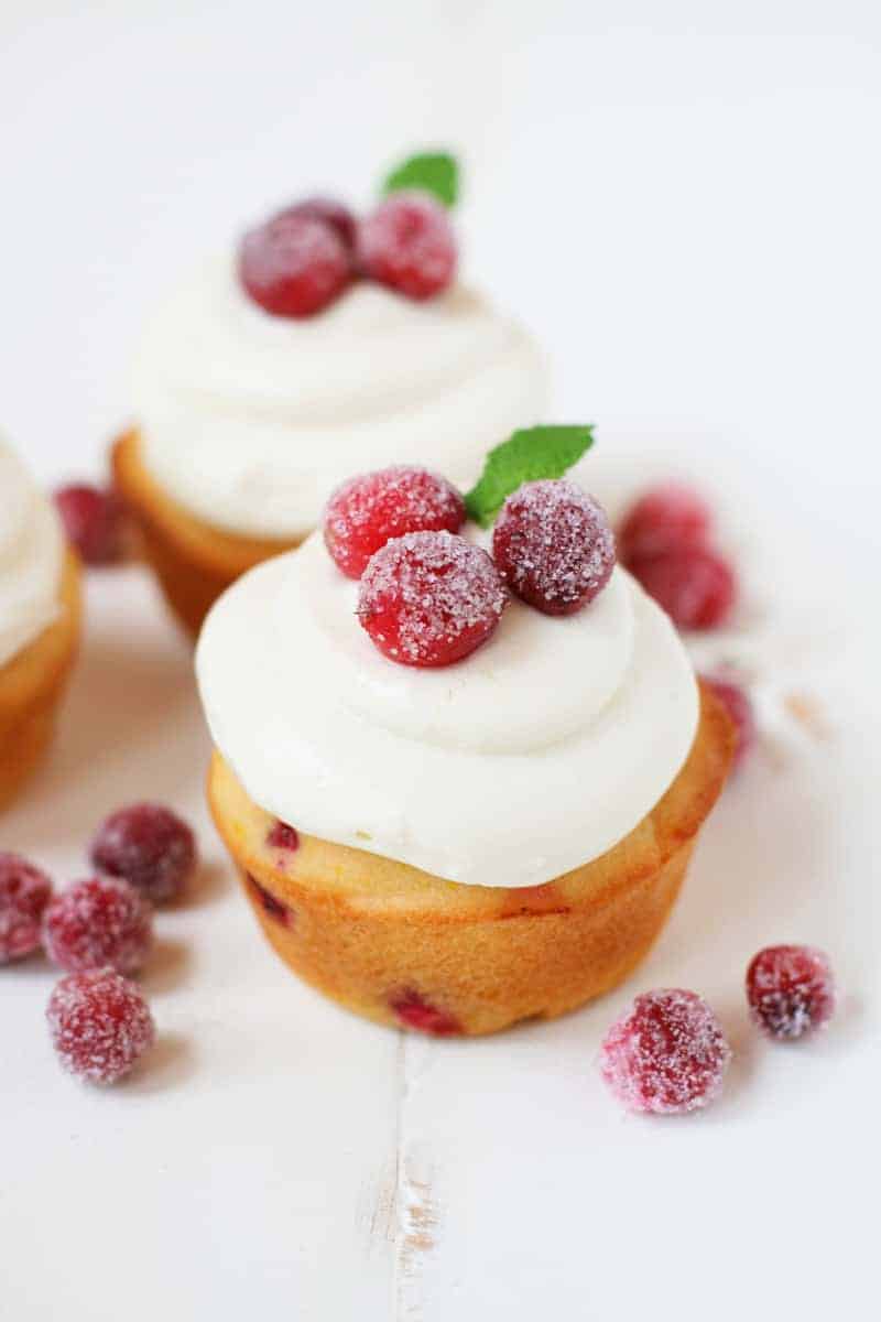 Cranberry Orange Cupcakes