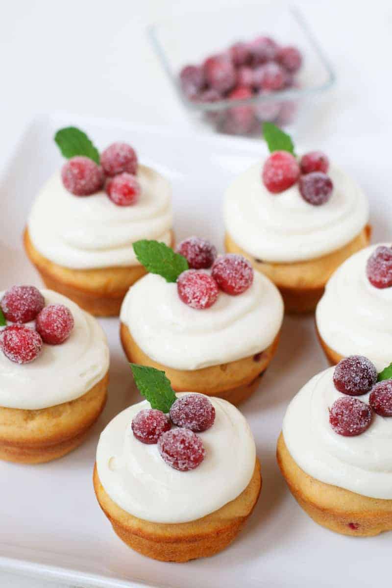 Cranberry Orange Cupcakes