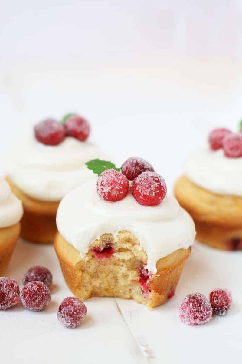 Cranberry Orange Cupcakes