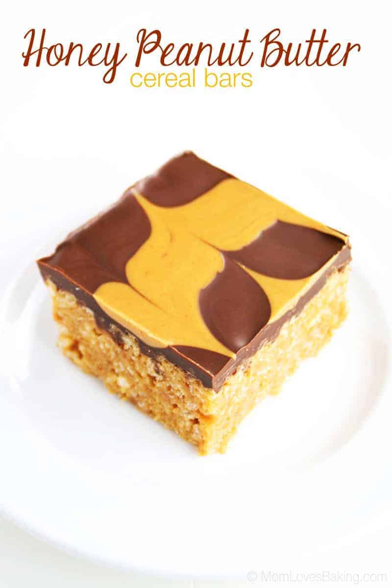 Honey Peanut Butter Cereal Bars