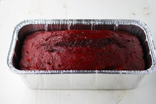 Red Velvet Banana Bread