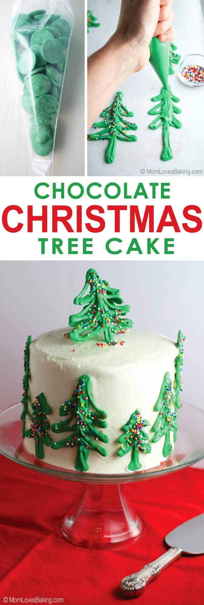 Christmas Chocolate Tree Cakes Recipe