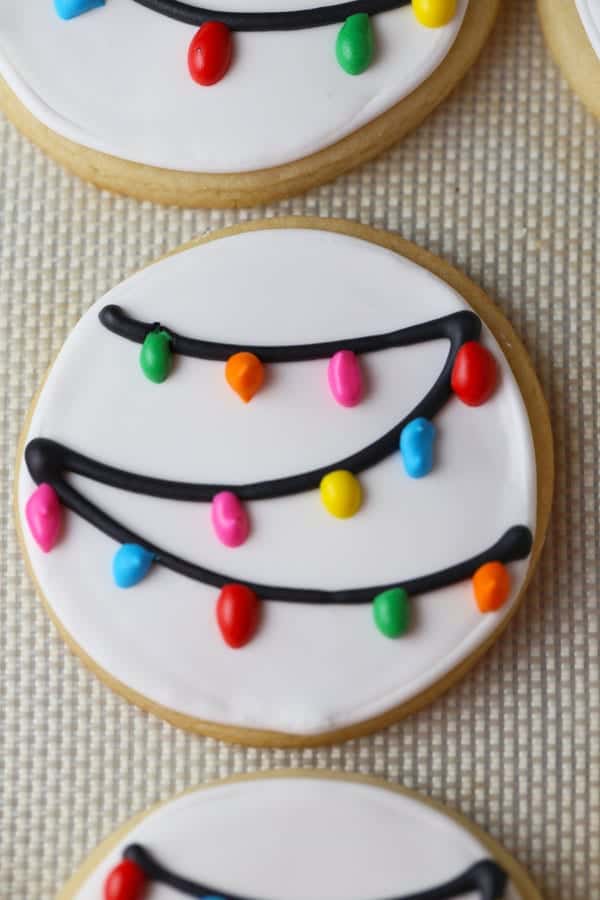 christmas lights cookies