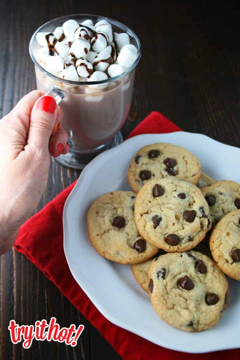 Hot Chocolate Milk and Cookies