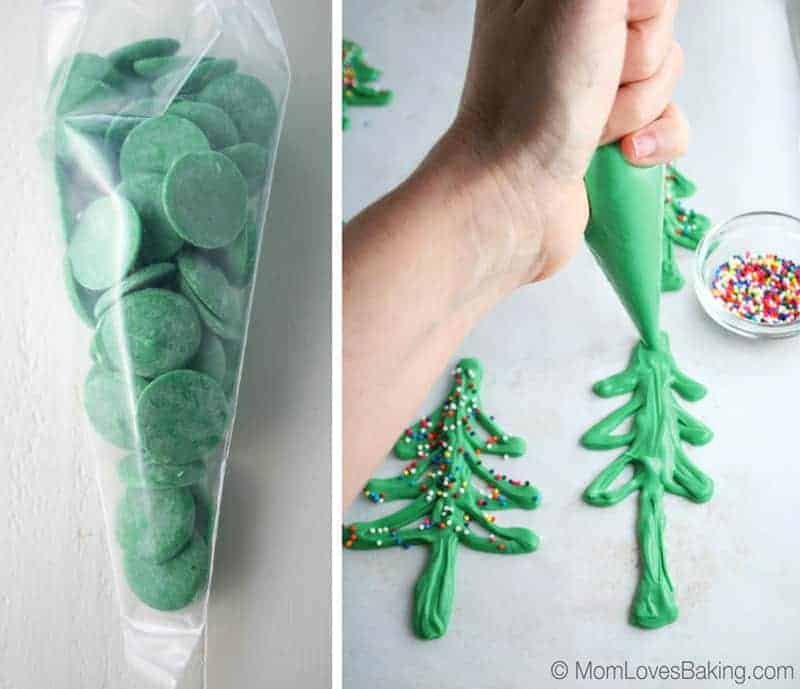 How to make chocolate Christmas trees