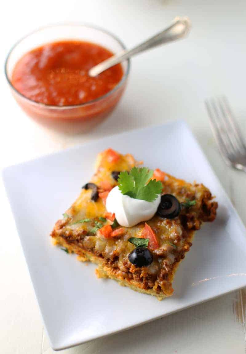 Low Carb Mexican Pizza