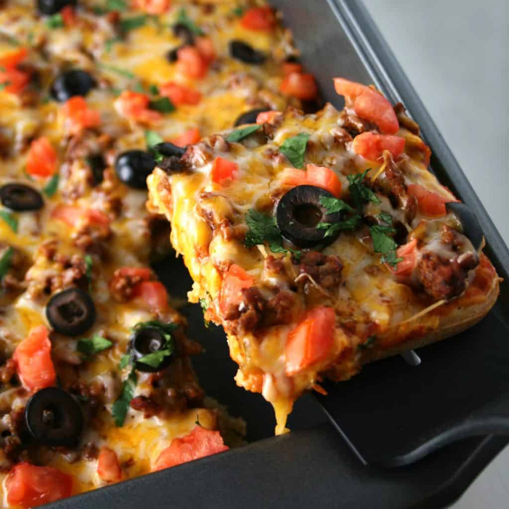 Low Carb Mexican Pizza