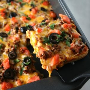 Low Carb Mexican Pizza