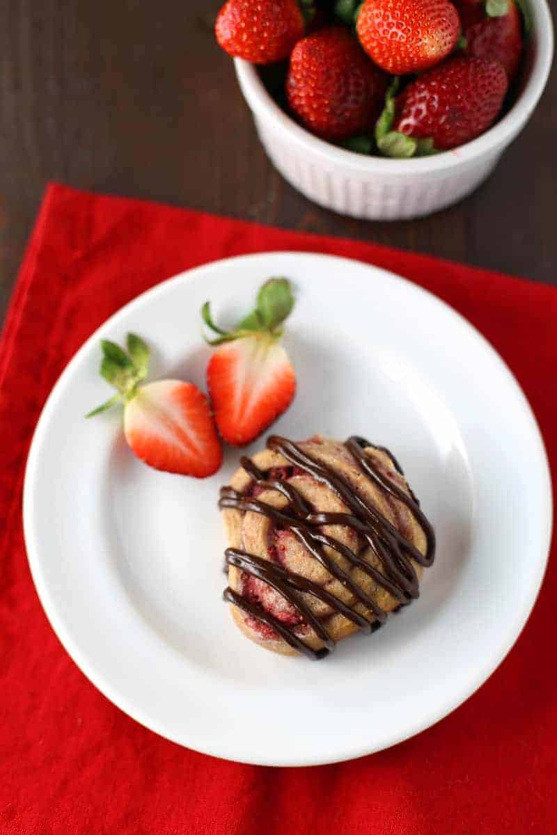 Strawberry and Dark Chocolate Sweet Rolls