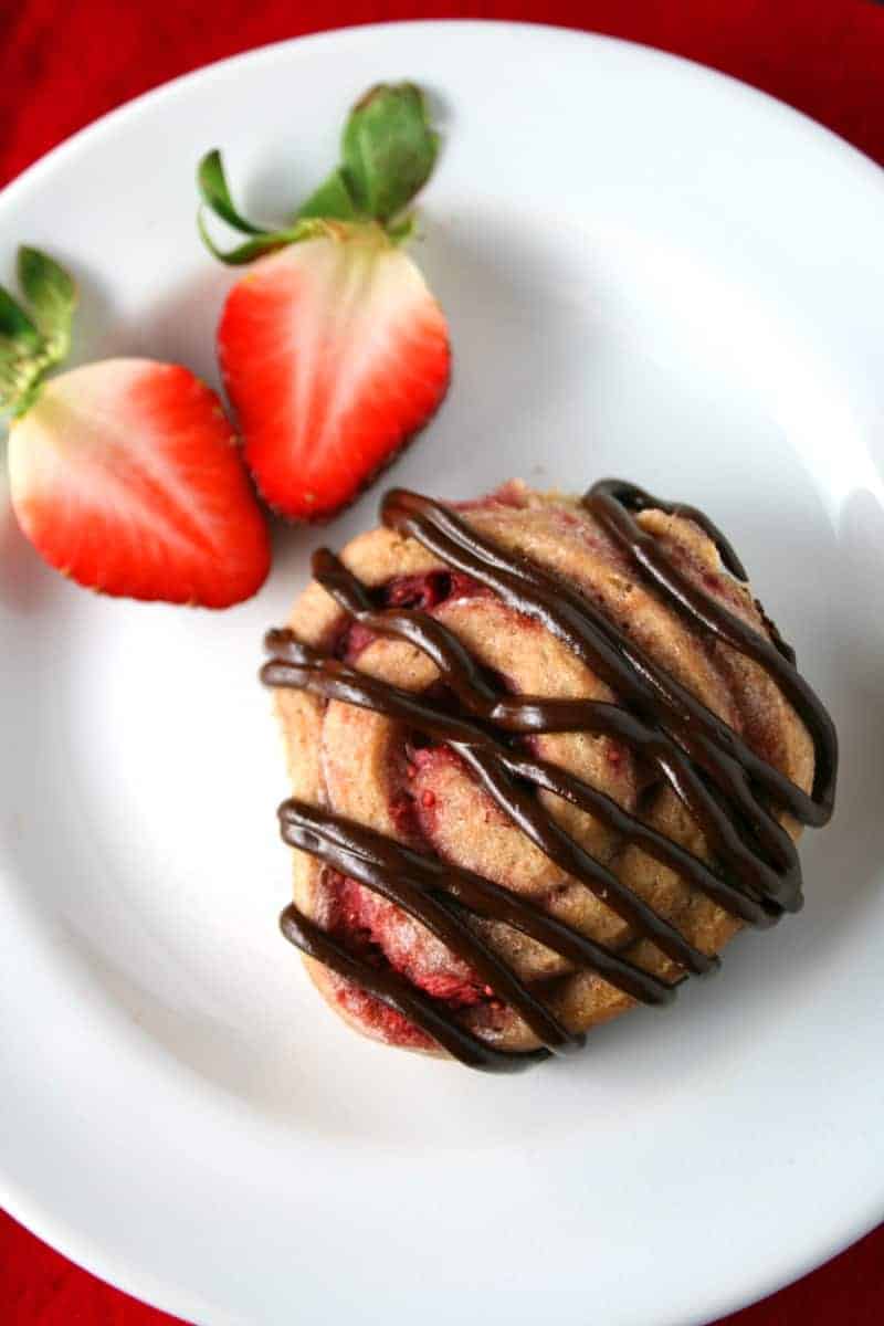 Strawberry and Dark Chocolate Sweet Rolls