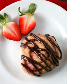 Strawberry and Dark Chocolate Sweet Rolls