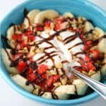 Banana Split Oatmeal