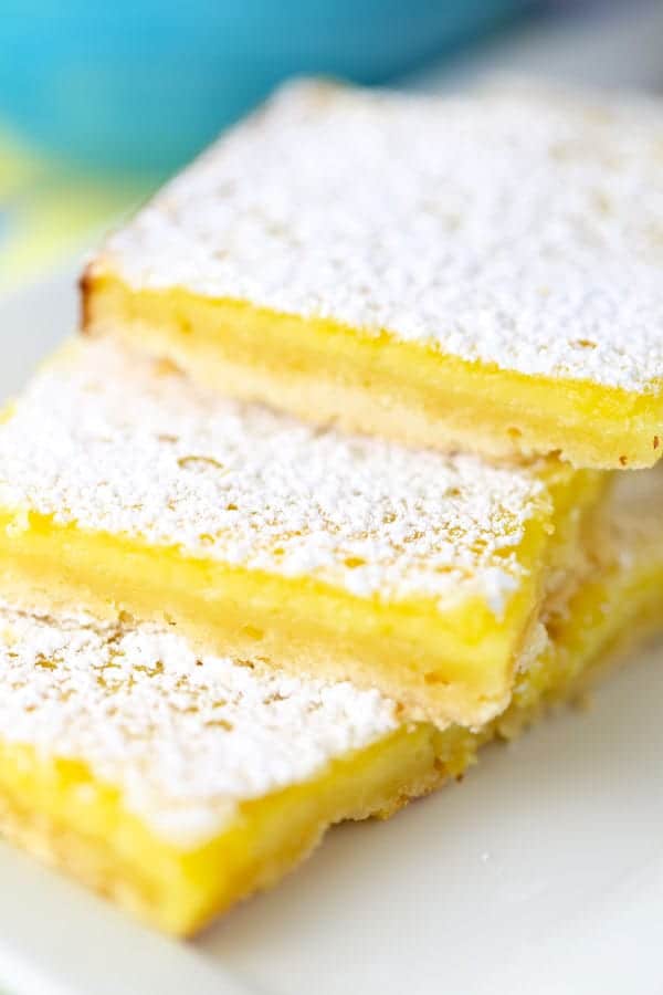 Gluten free lemon bars