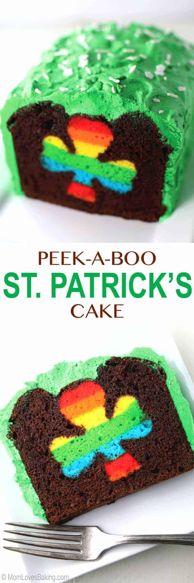 Peek-a-boo St. Patrick's Day Cake