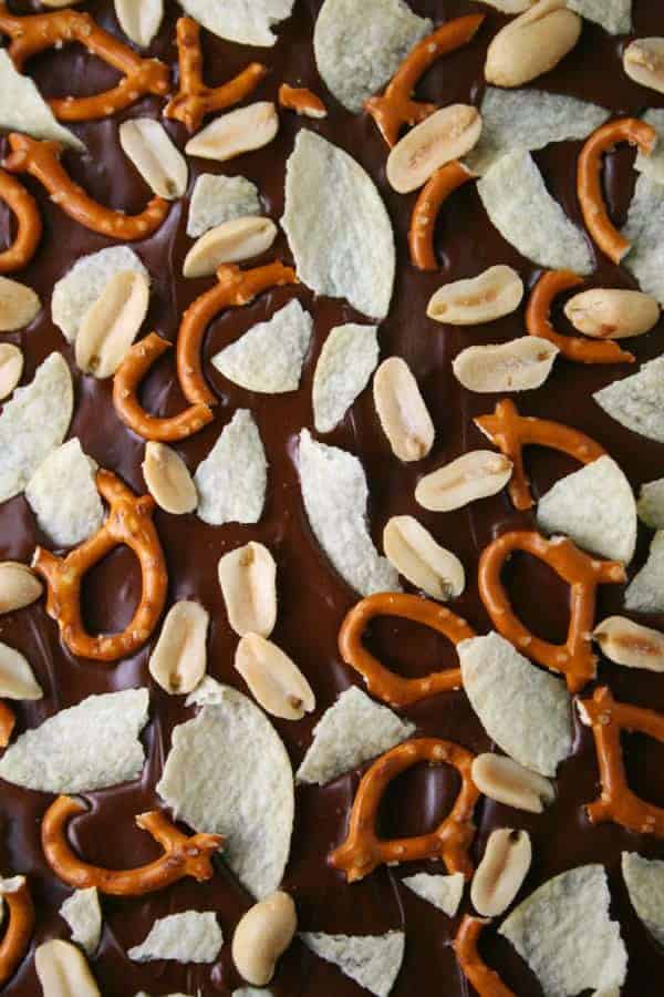 Salty Sweet Chocolate Bark