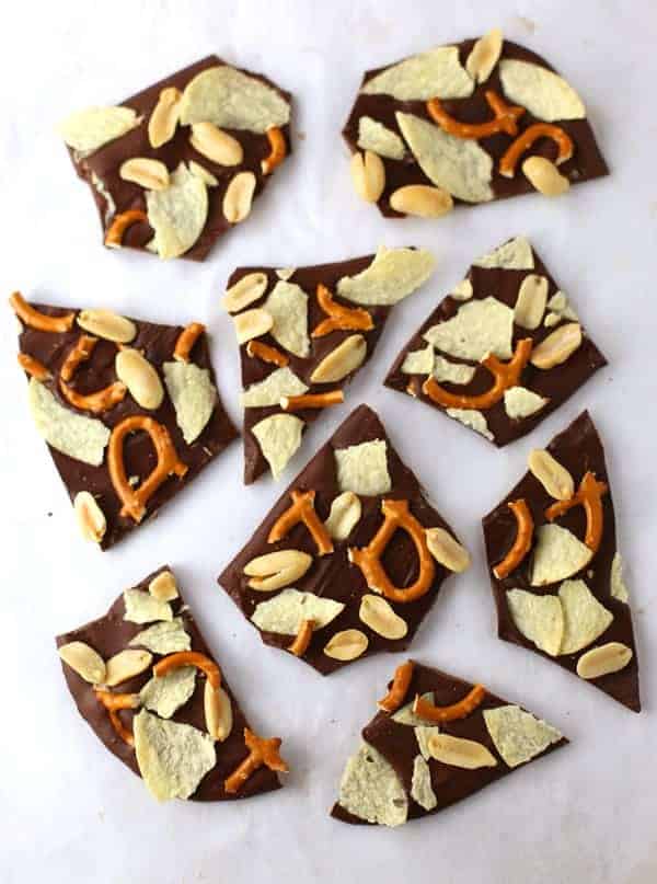 Salty Sweet Chocolate Bark