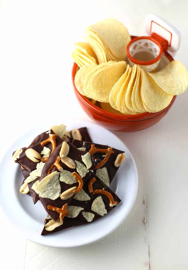 Salty Sweet Chocolate Bark