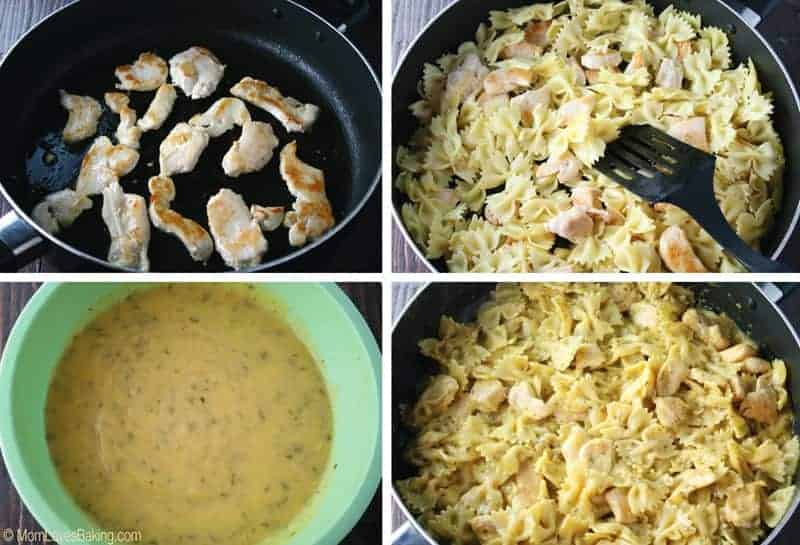 Three Cheese Chicken Carbonara