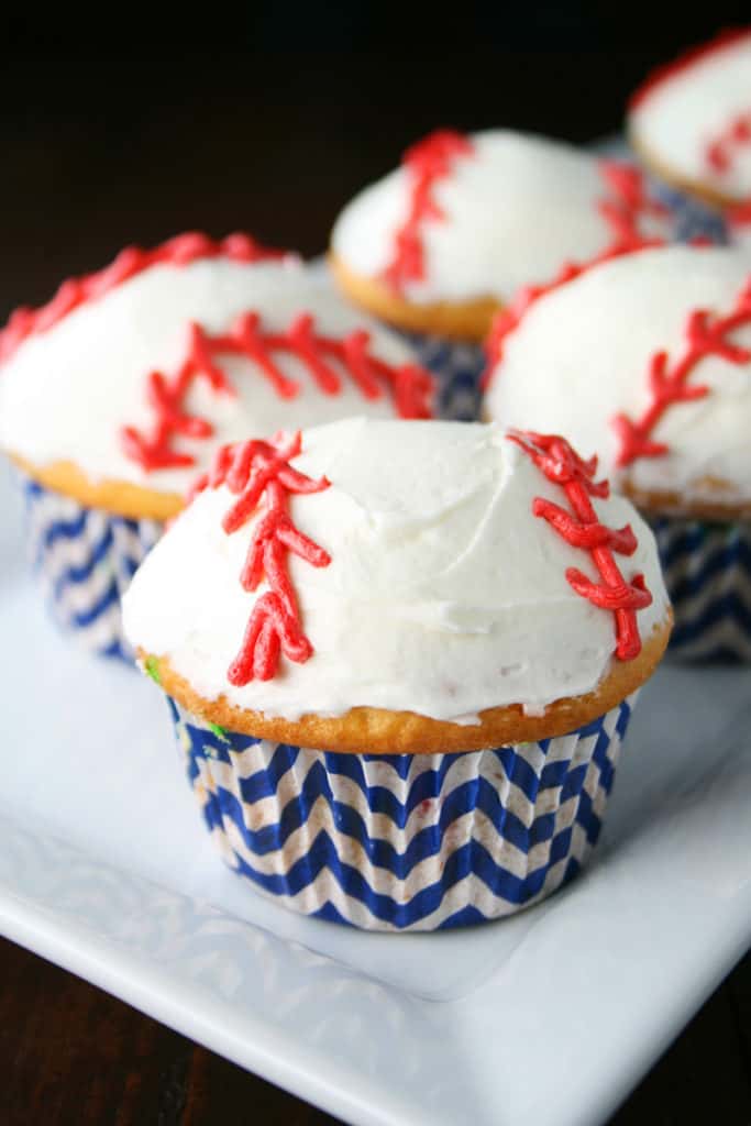 Baseball Cupcakes