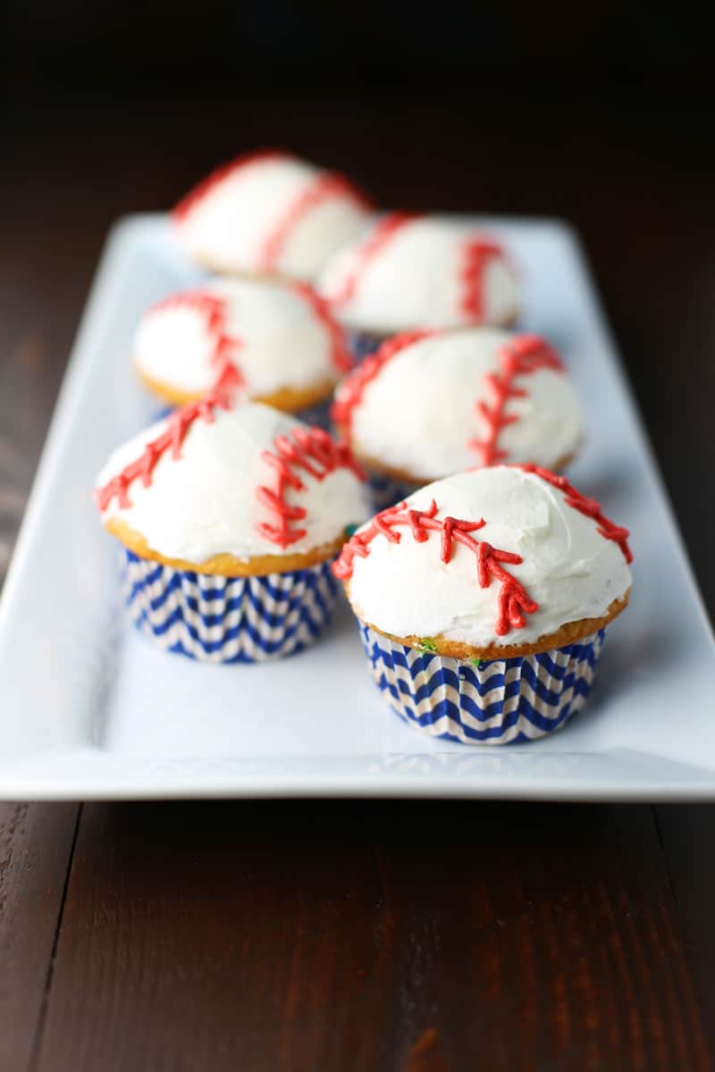 Baseball Cupcakes