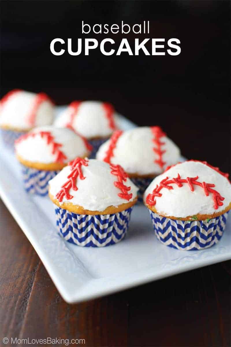 Baseball Cupcakes