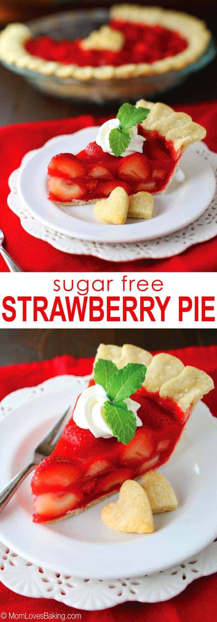 Sugar Free Strawberry Pie