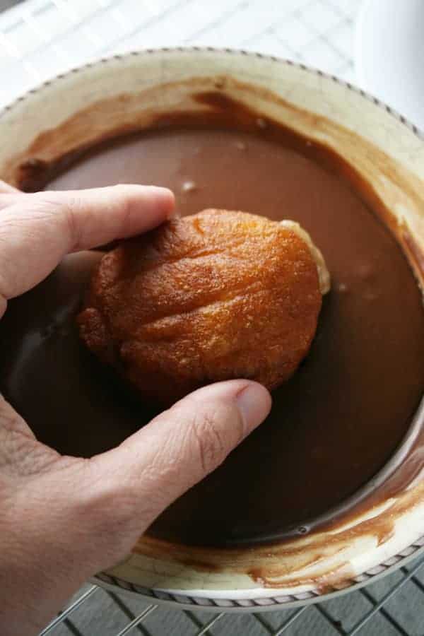 German Chocolate Donuts