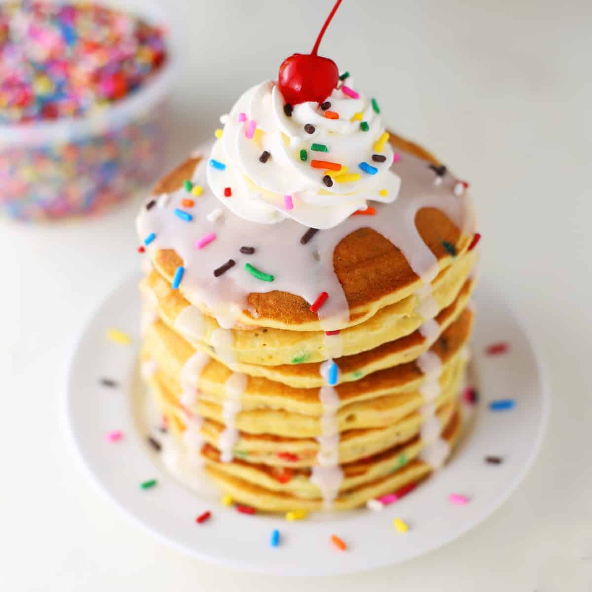 Birthday pancakes