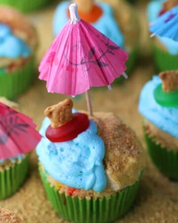 Luau Cupcakes