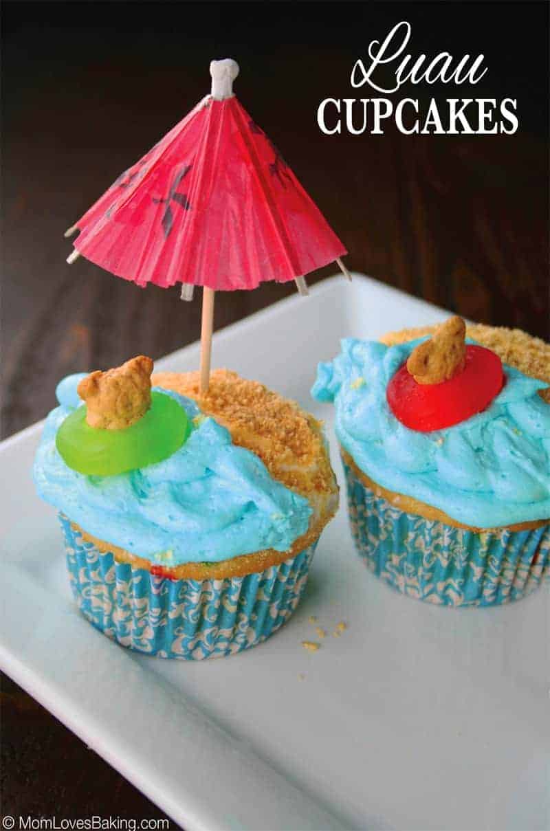 Luau Cupcakes