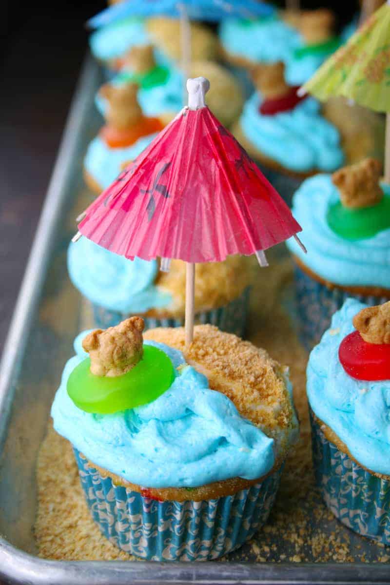 Luau Cupcakes